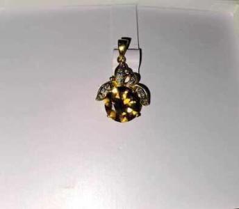 AED 3500, Beautiful Yellow Zargon Pendant