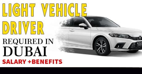 Light Vehicle Driver Required in Dubai