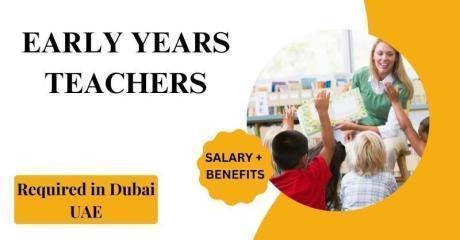 Early Years Teachers Required in Dubai