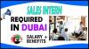 Sales Intern Required in Dubai -