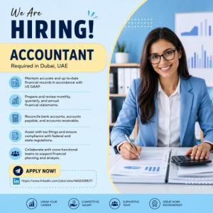 Accountant Required in Dubai
