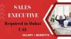 Sales Executive Required in Dubai