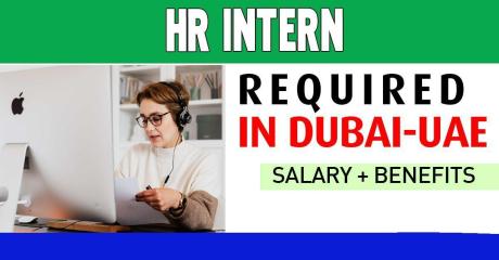 HR Intern Required in Dubai