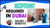 Receptionist Required in Dubai