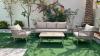 Sofa set rope style beige outdoor furniture garden furniture