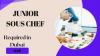 Junior Sous Chef Required in Dubai