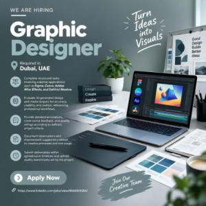 Graphic Designer Required in Dubai