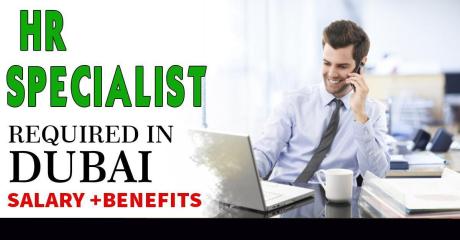 Human Resources Specialist Required in Dubai