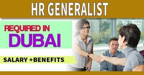HR Generalist Required in Dubai