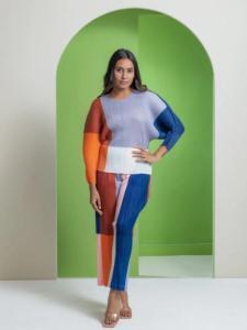 AED 396, Women Pleated Co-ord Set