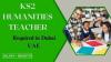 KS2 Humanities Teacher Required in Dubai