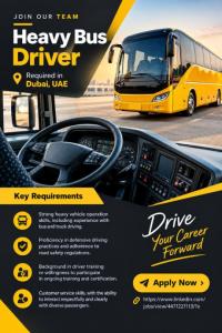 Heavy Bus Driver Required in Dubai