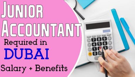 Junior Accountant Required in Dubai