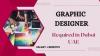 Urgent Graphic Designer Required in Dubai