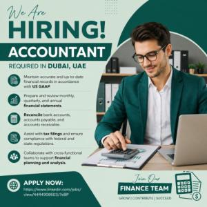 Accountant Required in Dubai