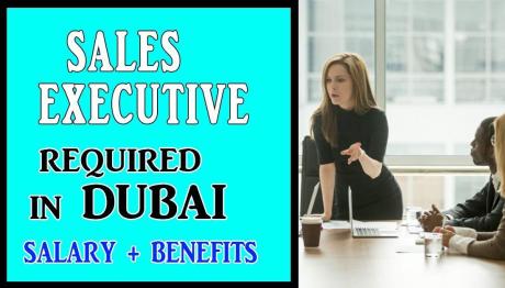 Sales Executive Required in Dubai