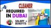 Cleaner Required in Dubai