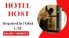 Hotel Host Required in Dubai