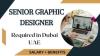 Senior Graphic Designer Required in Dubai