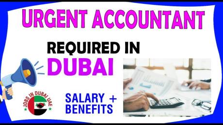 Urgent Accountant Required in Dubai