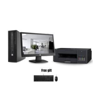 Business bundle pack || HP EliteDesk 800 G2 ,HP LV1911 MONITOR ,Brother DCP t220 Printe