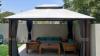 Gazebo and outdoor furniture