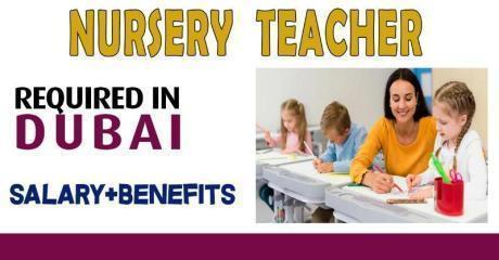 Nursery Teacher Required in Dubai