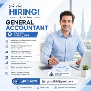 General Accountant Required in Dubai