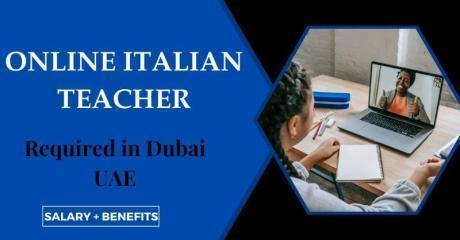 Online Italian Teacher Required in Dubai