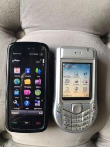 Original old Nokia mobiles in very good condition