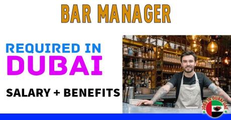 Bar Manager Required in Dubai