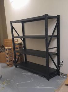 Racks Wearhouse Storage Rack Shelf Black Color
