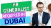 HR Generalist Required in Dubai
