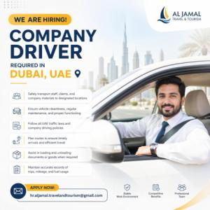 Company Driver Required in Dubai
