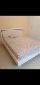 - Home center Bed with side table and mattress - 450aed -