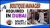 Boutique Manager Required in Dubai