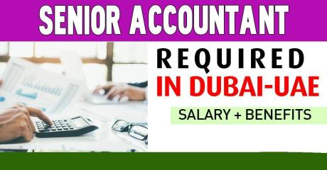 Senior Accountant Required in Dubai