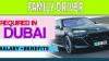 Family Driver Required in Dubai