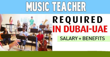 Music Teacher Required in Dubai